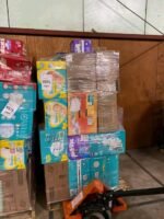 Mixed pallets of Baby wipes