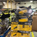 Battery operated mowers pallets