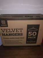 64 Boxes of 50 Velvet Clothes Hangers Pallet (3200 individual hangers)