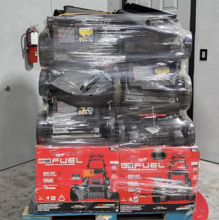 Milwaukee Mowers Pallets | Wholesale Lawn Equipment Milwaukee Mowers Pallets | Wholesale Lawn Equipment