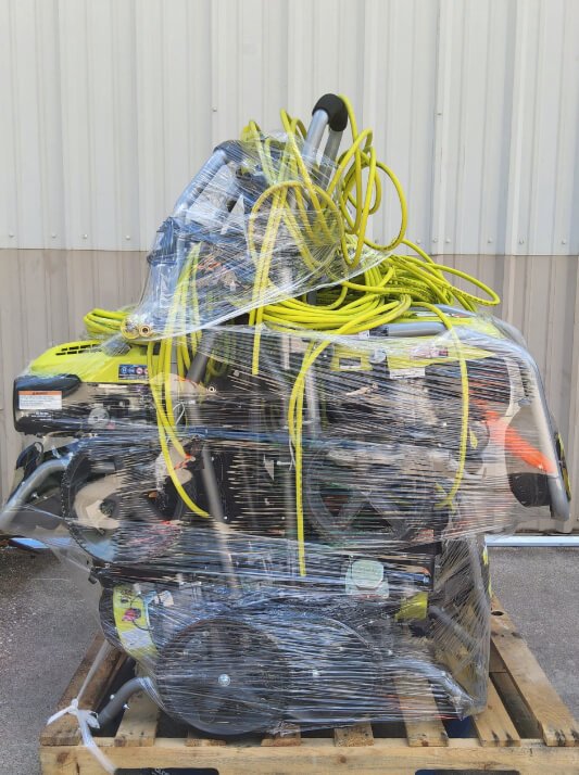 RYOBI Gas Pressure Washer Pallets | Wholesale Liquidation RYOBI gas pressure washer liquidation pallets for wholesale resellers