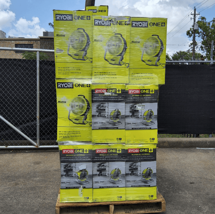 RYOBI Fans Pallets for Sale | Wholesale Fans for Resellers – Liquidation Elite RYOBI fans pallets wholesale for retailers and resellers